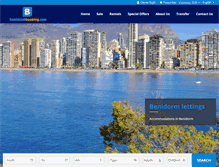 Tablet Screenshot of benidormbooking.com